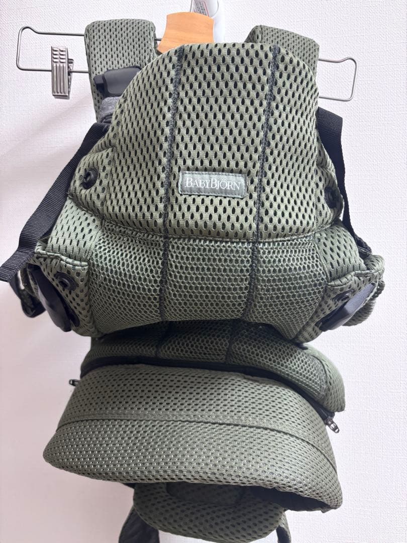 【箱有】BabyBjörn ハーモニー　抱っこ紐 グリーン　ベビービョルン