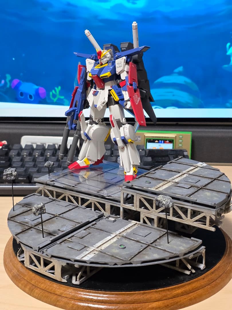 宇宙基地風ディスプレイベース 撮影用格納庫