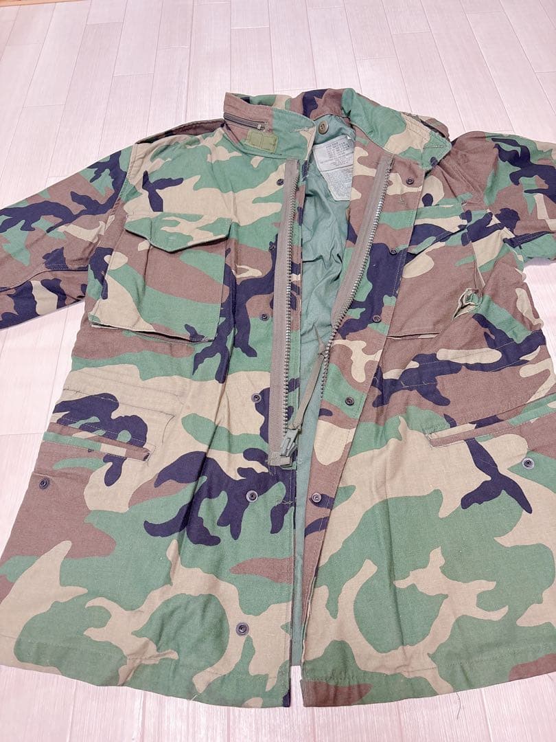 米軍ウッドランド迷彩ジャケット Medium Regular 米軍ウッドランド迷彩BDUジャケット初期型 新品 - ミリタリー