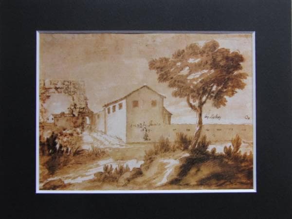 J・A・コンチリョス・ファルコ、風景、新品額装付、画集画、状態良好