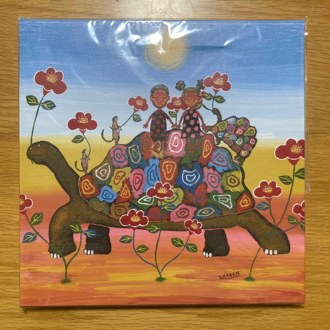 SHOGEN 「身をゆだねてみた」 絵 キャンパス地レプリカ ペンキ画