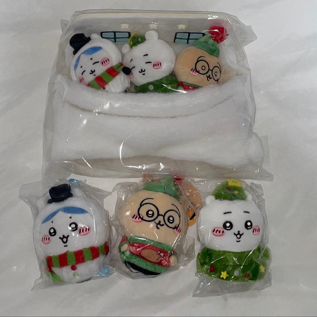 ちいかわ ハッピーホリデー マスコット おやすみベッド 繋がるマスコット