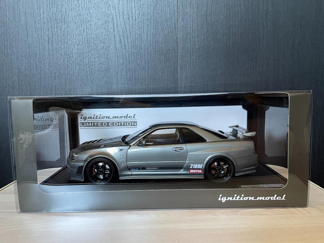 イグニッションモデル　スカイラインR34GT-R　CRS　RB26EG付