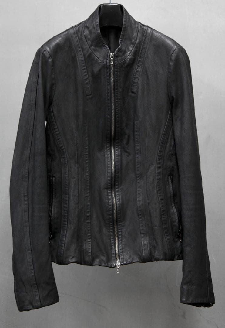 送料込み ユリウス JULIUS シームドレザーライダースジャケット ニルズ JULIUS[ユリウス] / GORDINI SEAME JACKET レザーシームドジャケット