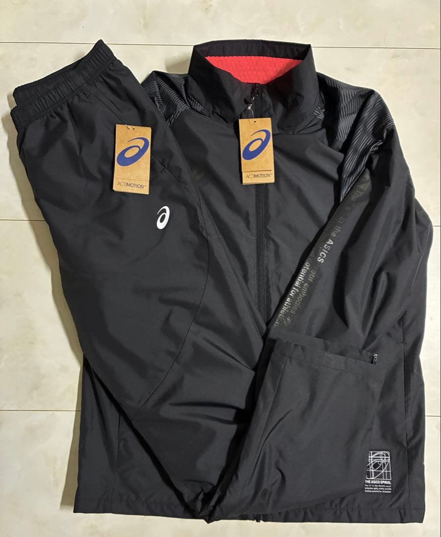 エ*ス様 【新品】ASICS/裏トリコットグラフィックウインドブレーカージャケッ