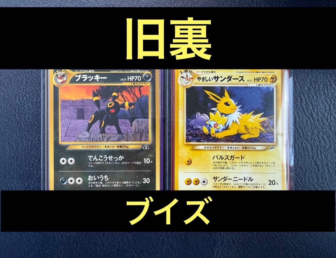 旧裏　ポケカ　ブラッキー　やさしいサンダース　まとめ売り