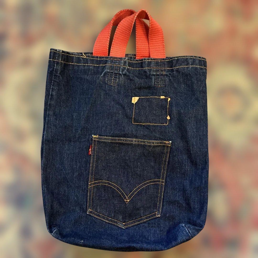 70’s USA製　リーバイスヴィンテージ　リーバイス　デニムトート bigE