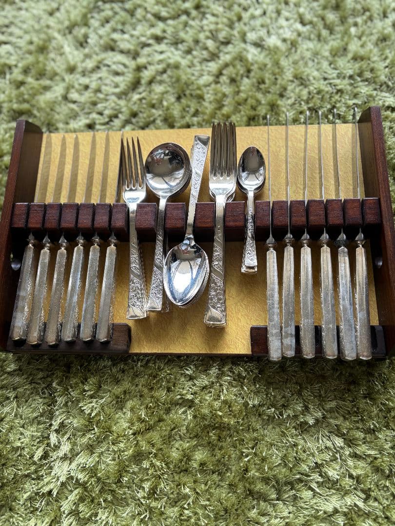 sue &mr.ピクルス　シェフィールド製 アンティーク カトラリーセット シェフィールドShefield シルバープレート カトラリーセット