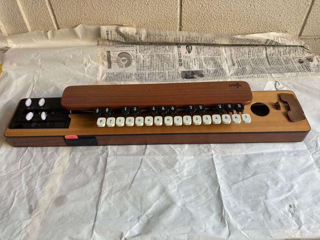 美品 LYRISH LPS50 ライリッシュ 大正琴 木製 日本製 ピック付き