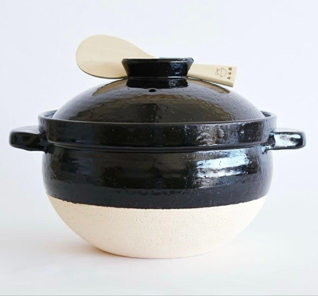 【新品未使用】長谷園　かまどさん　5合炊き　土鍋