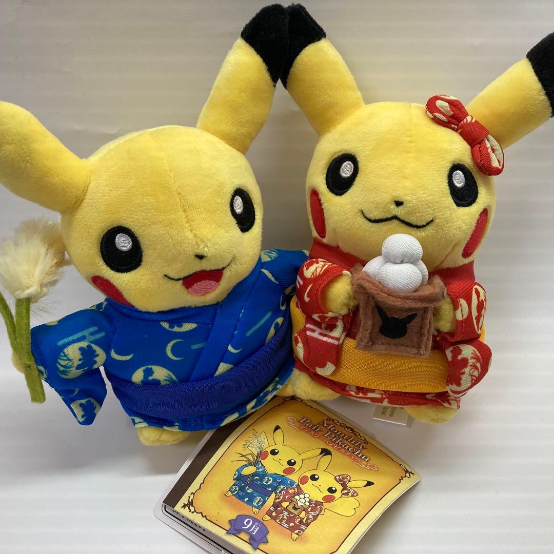 マンスリーペアピカチュウ・2016.9月タグ付き