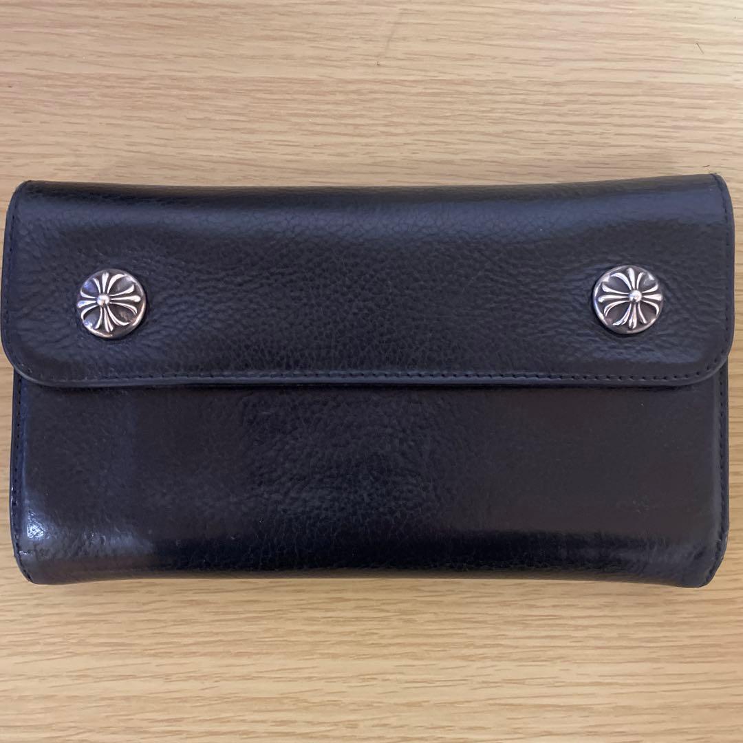 【年越特価】CHROME HEARTS WAVE ウォレット　インボイス付属