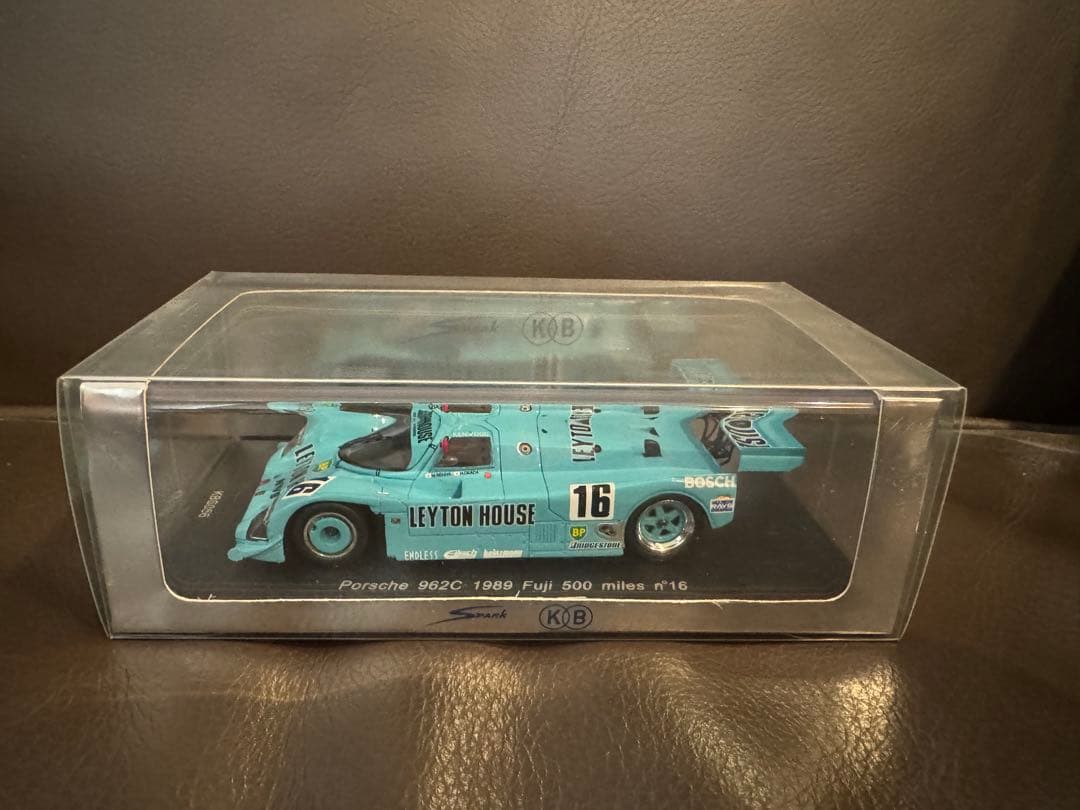 【貴重】Spark 1/43 ポルシェ 962C レイトンハウス #16
