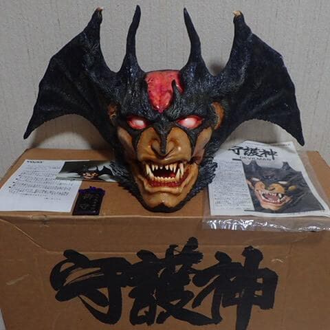 加*正様 ★正規品 希少品 デビルマンヘッド１/１守護神 塗装済完成品 元箱・説