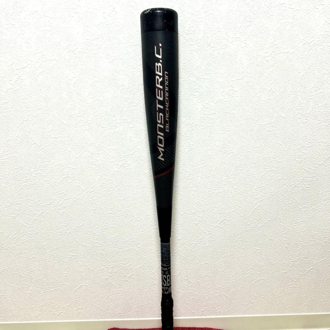 モンスターブラックキャノン 軟式バット 84cm 730g ミドルバランス