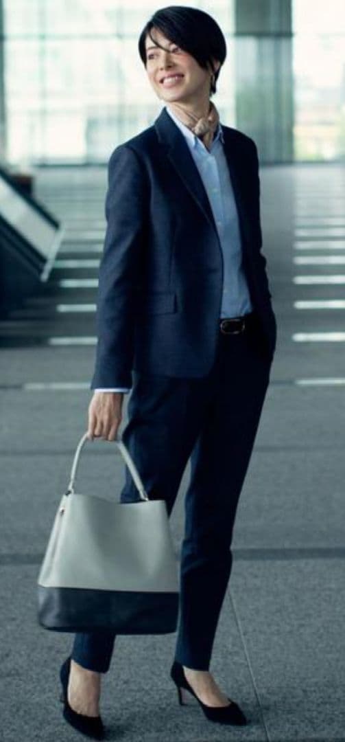 【美品】ユナイテッドアローズグリーンレーベルリラクシング　スーツセット 40　紺