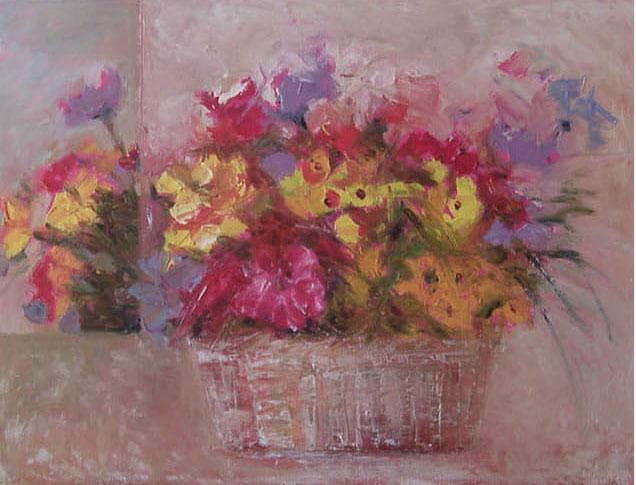 油絵 菅家令子 絵 絵画 インテリア uF6-110302 花 油絵 菅家令子 絵 絵画 インテリア uF6-110302 花 - メルカリ