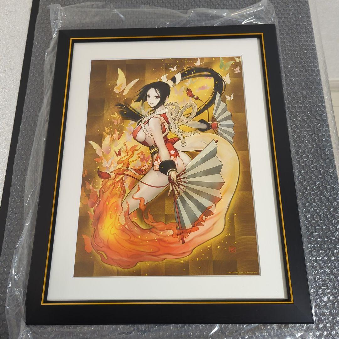 【希少・美品】不知火舞 A3複製原画 KOF XV　SNKオフィシャルプロダクト