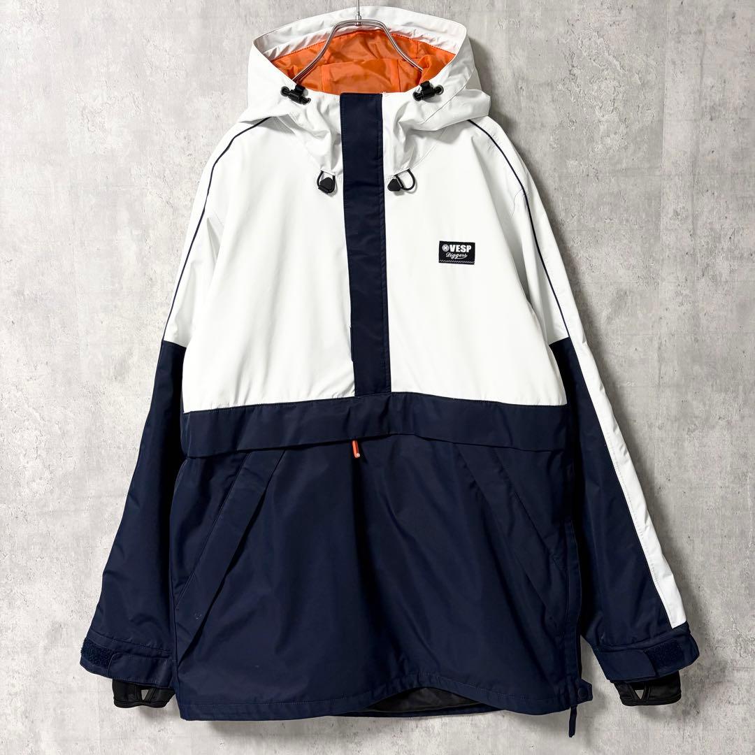 【良品】VESP スノーボード Lサイズ ナイロンジャケット パスケース付き
