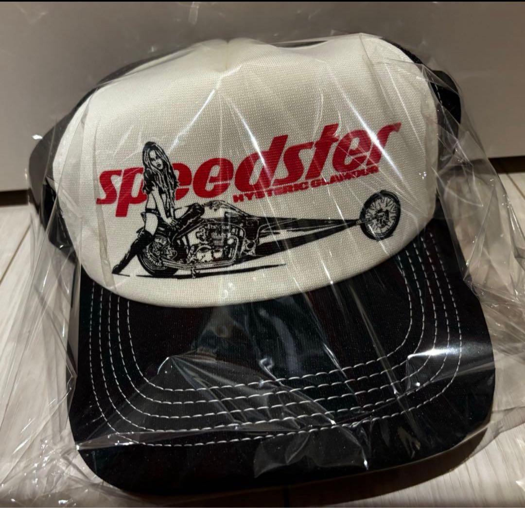 ヒステリックグラマー SPEEDSTAR メッシュキャップ ブラック HYSTERIC GLAMOUR - SPEEDSTER メッシュキャップ / ブラック | Tempt