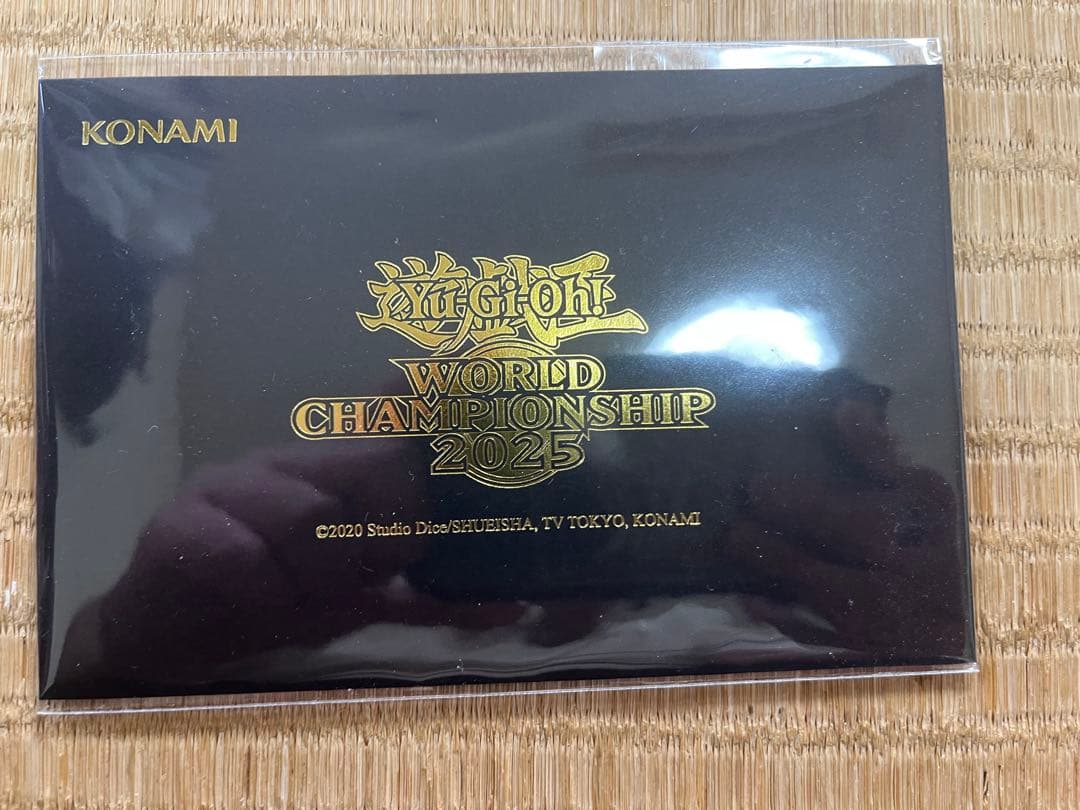 遊戯王 WCS2025 セレブレーション イベント 新品未開封 黒封筒 プロモ