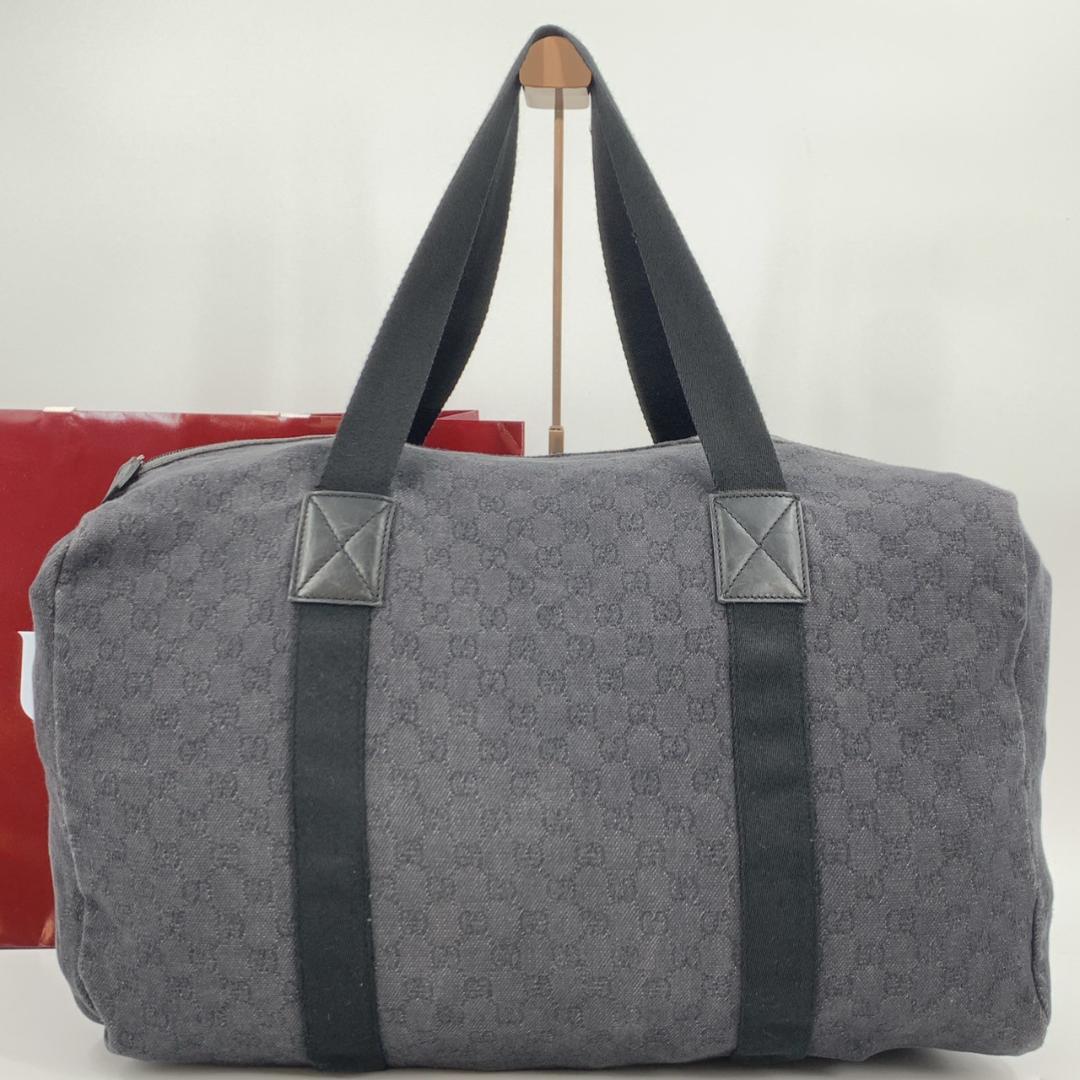 GUCCI グッチ GGキャンバス ボストンバッグ 男女兼用 105671