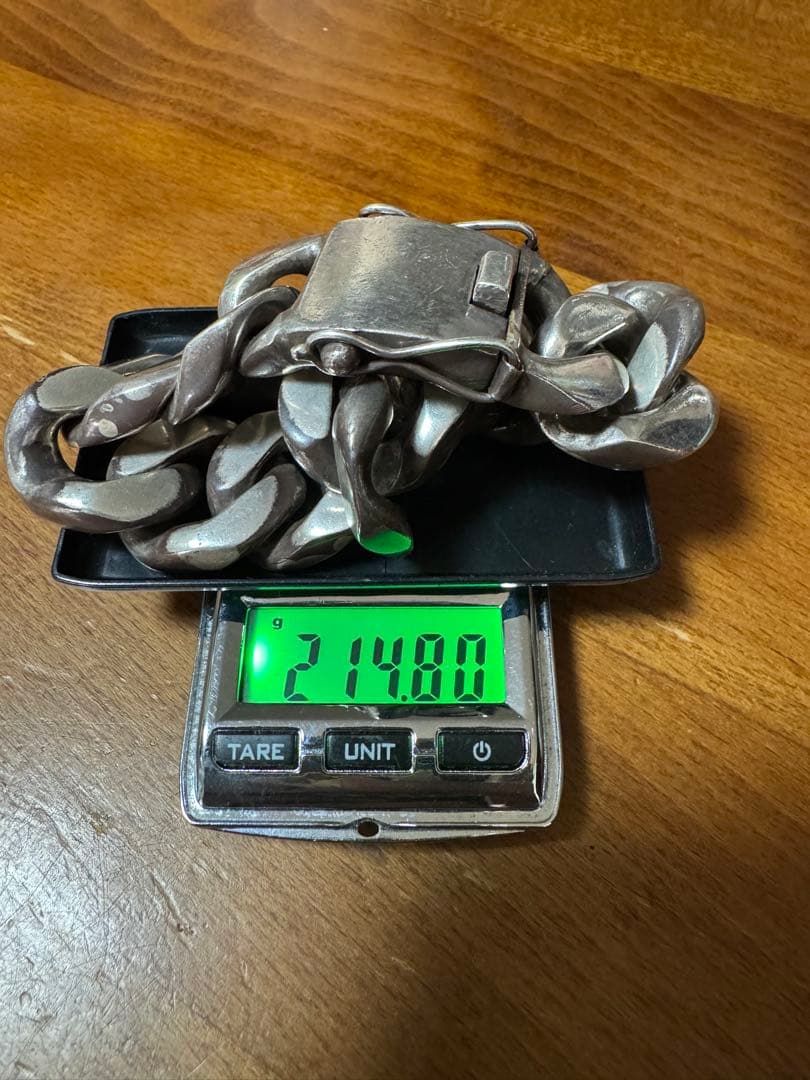 シルバー925ブレスレット極太