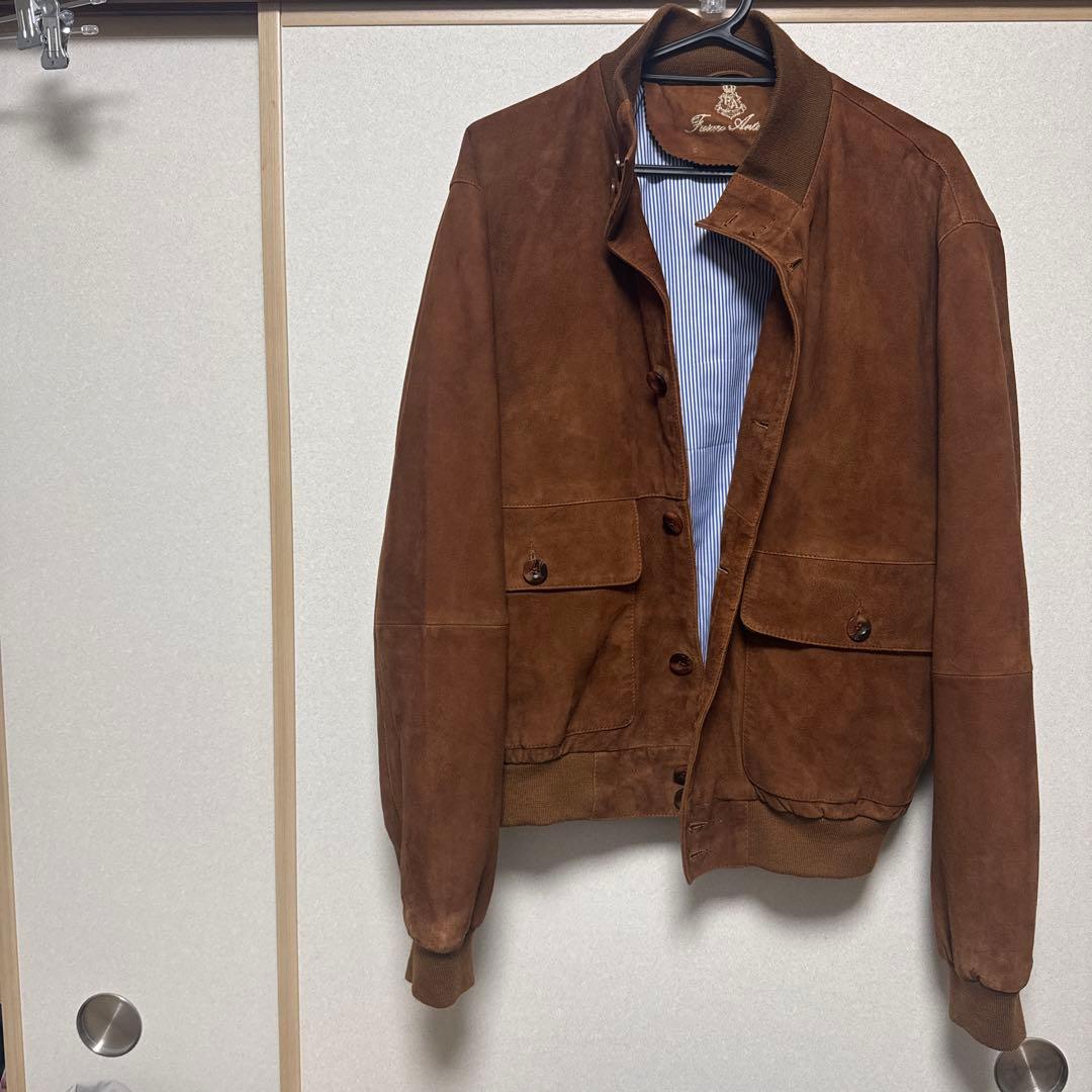 バルスター型　スエードレザージャケット