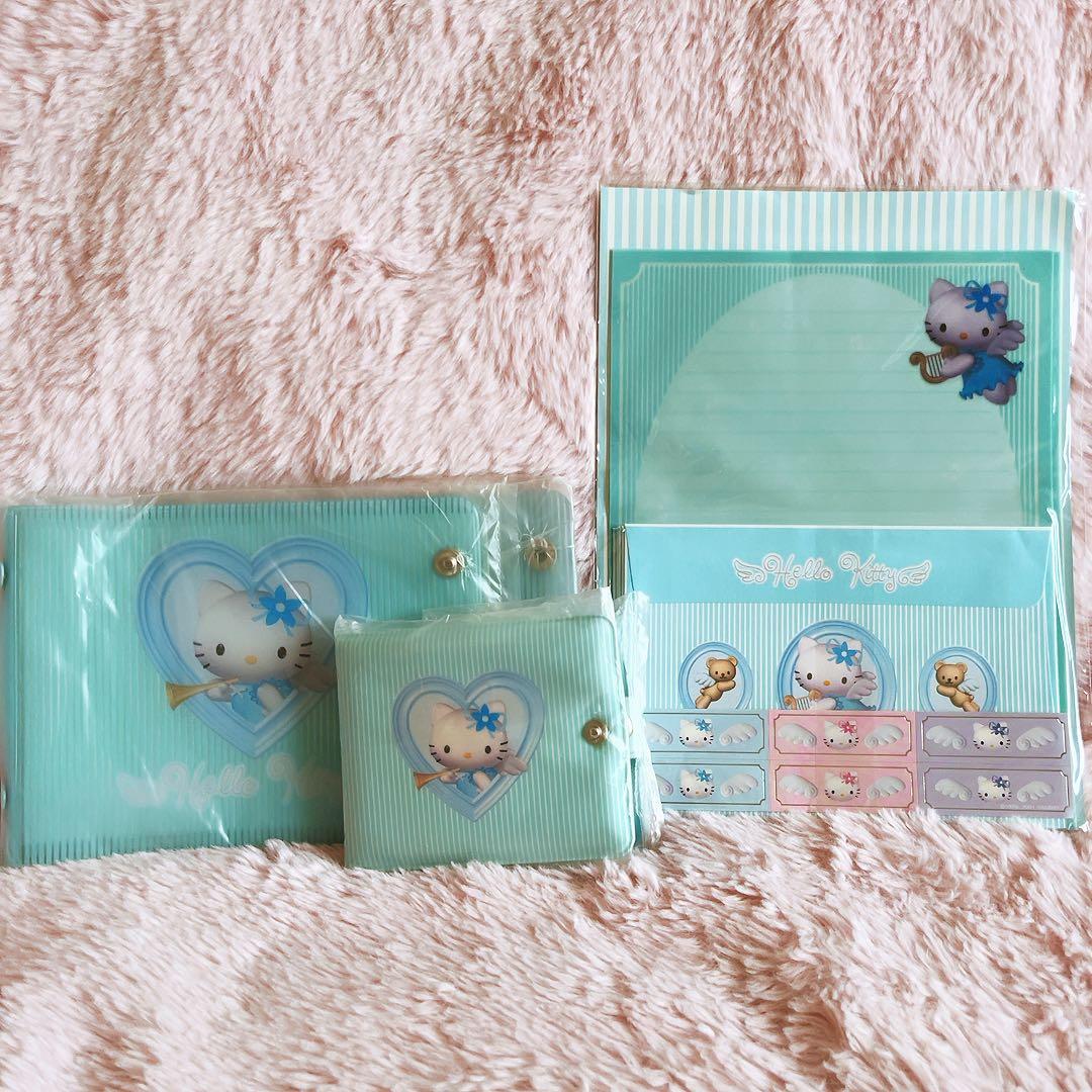 希少レア　ハローキティ　エンジェル　USA レターセット　アルバム　2001