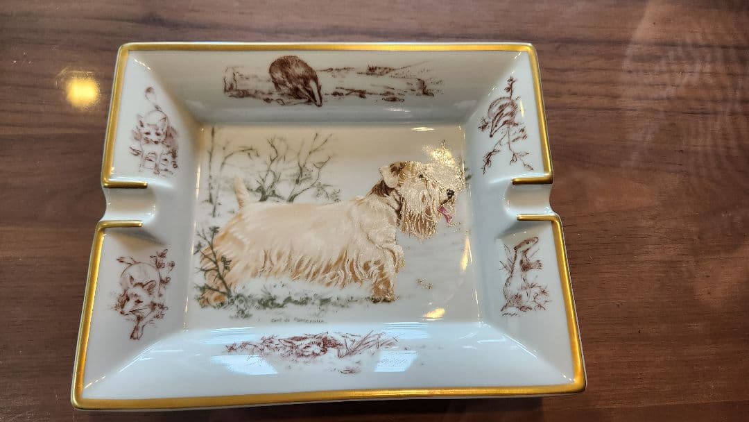 HERMES エルメス　アッシュトレイ　小物入れ HERMES（エルメス） アッシュトレイ 灰皿 小物入れ 馬 ホース 陶器