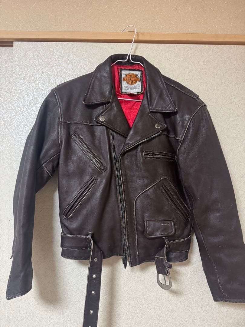 Harley-Davidson レザーライダースジャケット s レアアイテム