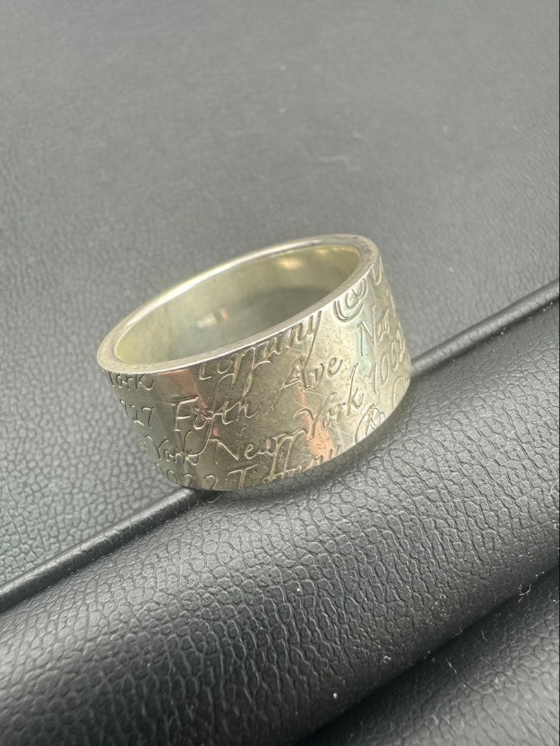 Tiffany&Co.ティファニーノーツワイドニューヨークリング 指輪 21号 Tiffany&Co.ティファニーノーツワイドニューヨークリング 指輪 21号