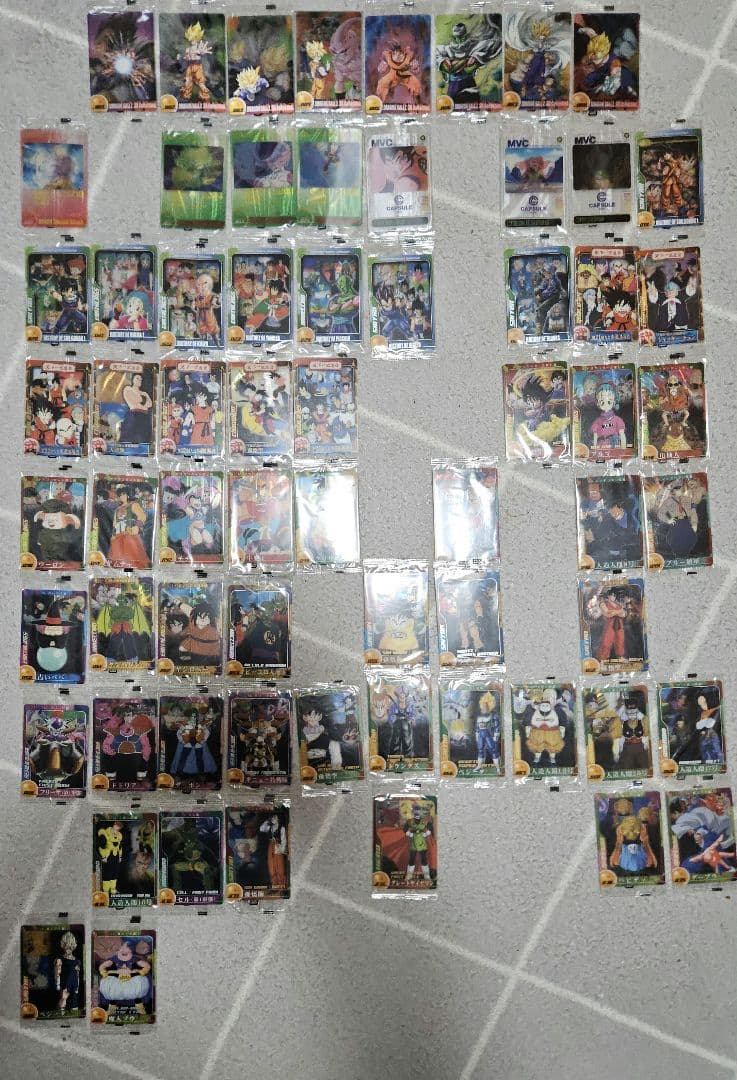 ドラゴンボール ウエハース 3Dカード 65枚