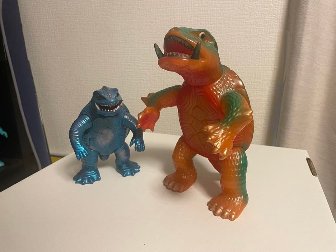 ガメラ　ソフビ　Ｍ1号　マルサン　2体セット 最新情報 | 特撮のDNA