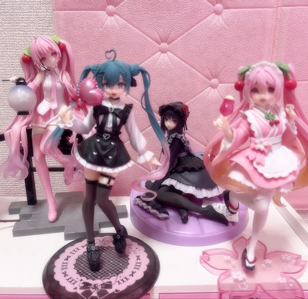 初音ミク 桜ミク 喜多川海夢 雫たん フィギュア まとめ売り