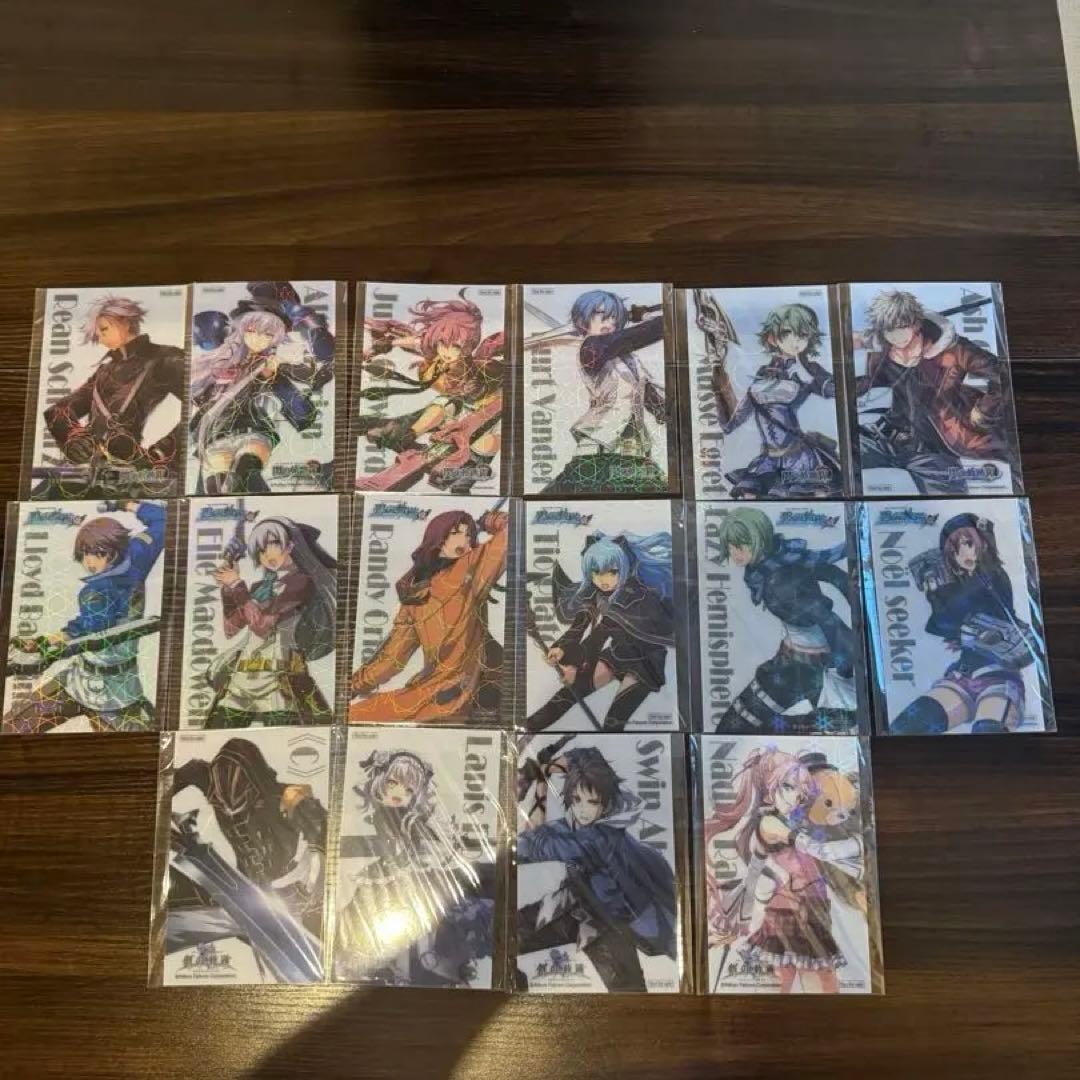 16種フルコンプ　軌跡シリーズ カットインホログラムカード　リィン アルティナ 16種フルコンプ 軌跡シリーズ カットインホログラムカード リィン