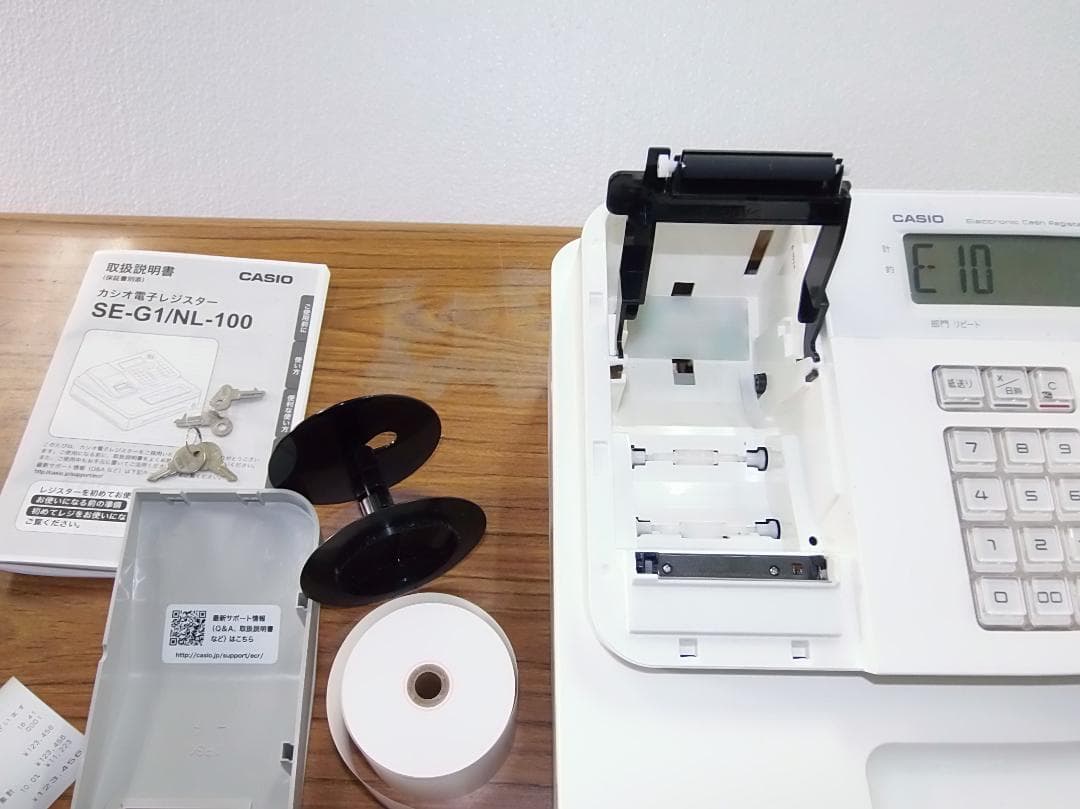 CASIO 簡単レジ カシオ SE-G1 レジスター4部門 25042002 - メルカリ