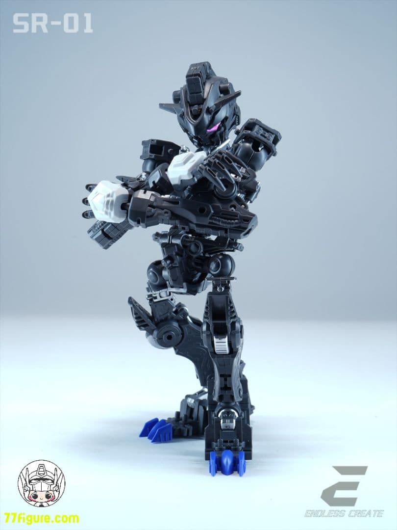 海外 中華製バエル バルバトス似 形態切替 MGSD相当 発光 組立式