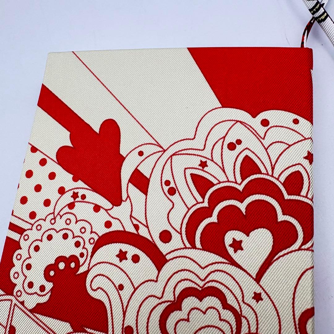 エルメス シルクノート レッド ファッション メモ帳 0512-S6036h