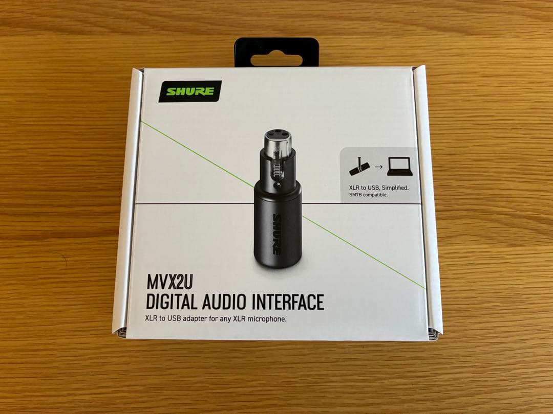 シュア SHURE MVX2U オーディオインターフェイス SHURE ( シュア ) MVX2U デジタルオーディオインターフェース 送料無料
