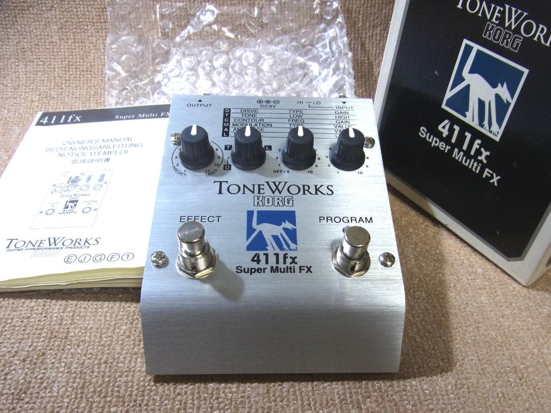 TONEWORKS KORG 411fx Super Multi FX コルグ♪
