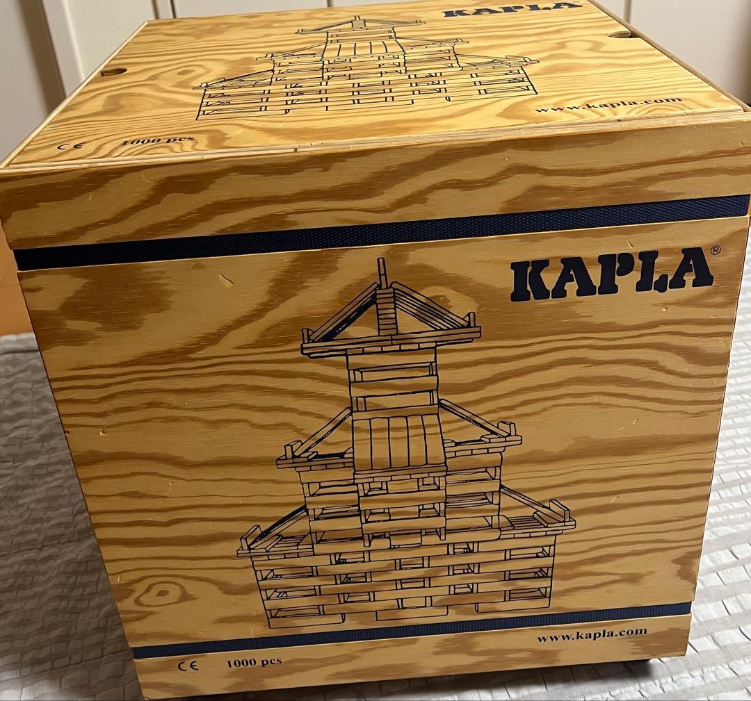 KAPLA 木製ブロック 1000個➕５個入り