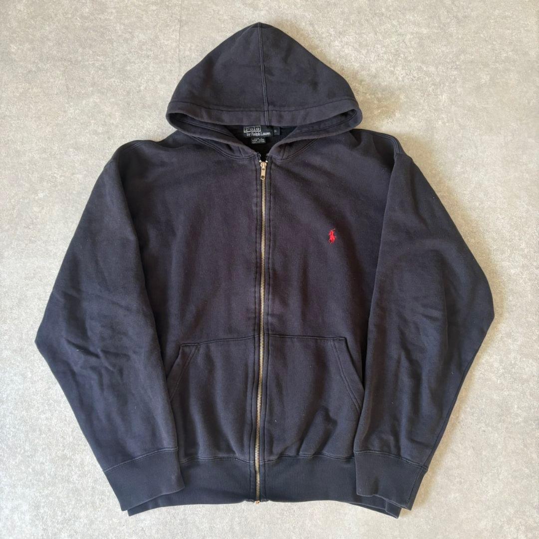 polo by ralph lauren ジップパーカー Polo Ralph Lauren ダブルニット ジップアップ パーカー | ブラウン