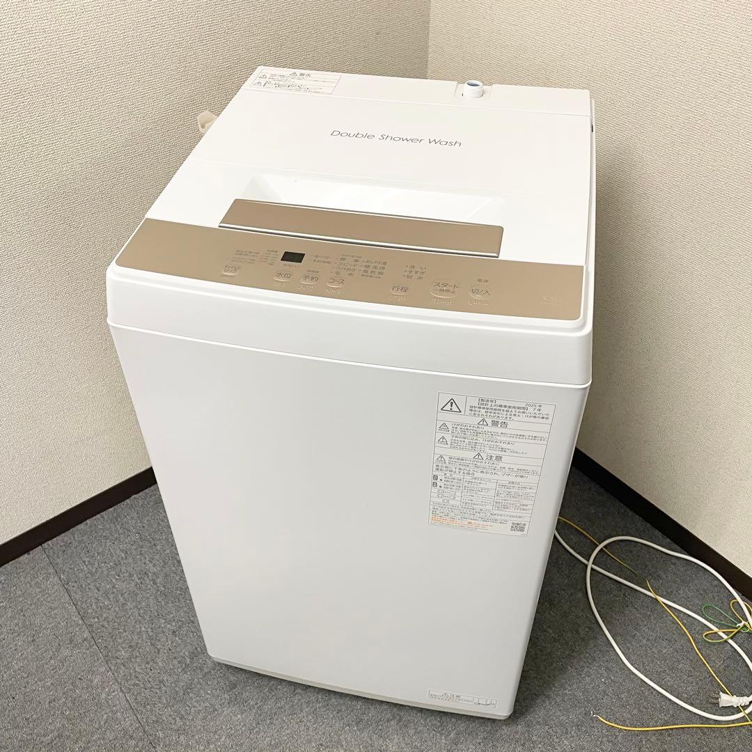 【良品】TOSHIBA 2025年製 全自動洗濯機 4.5kg ホワイト F