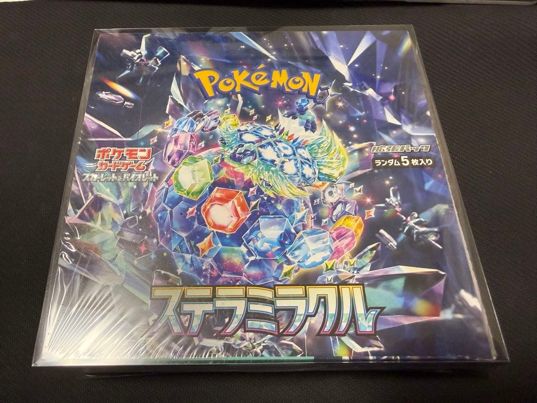 ポケモンカード　ステラミラクル box シュリンク付き　未開封　クリアケース付 未開封・シュリンク付き】ステラミラクル BOX - メルカリ