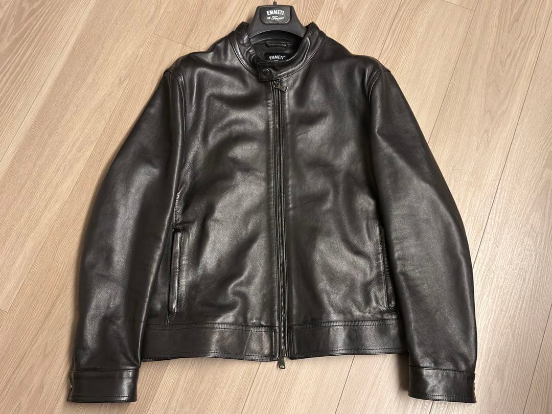 EMMETI JURI エンメティ　ラムレザーシングルライダース 54 34251000085-11.jpg