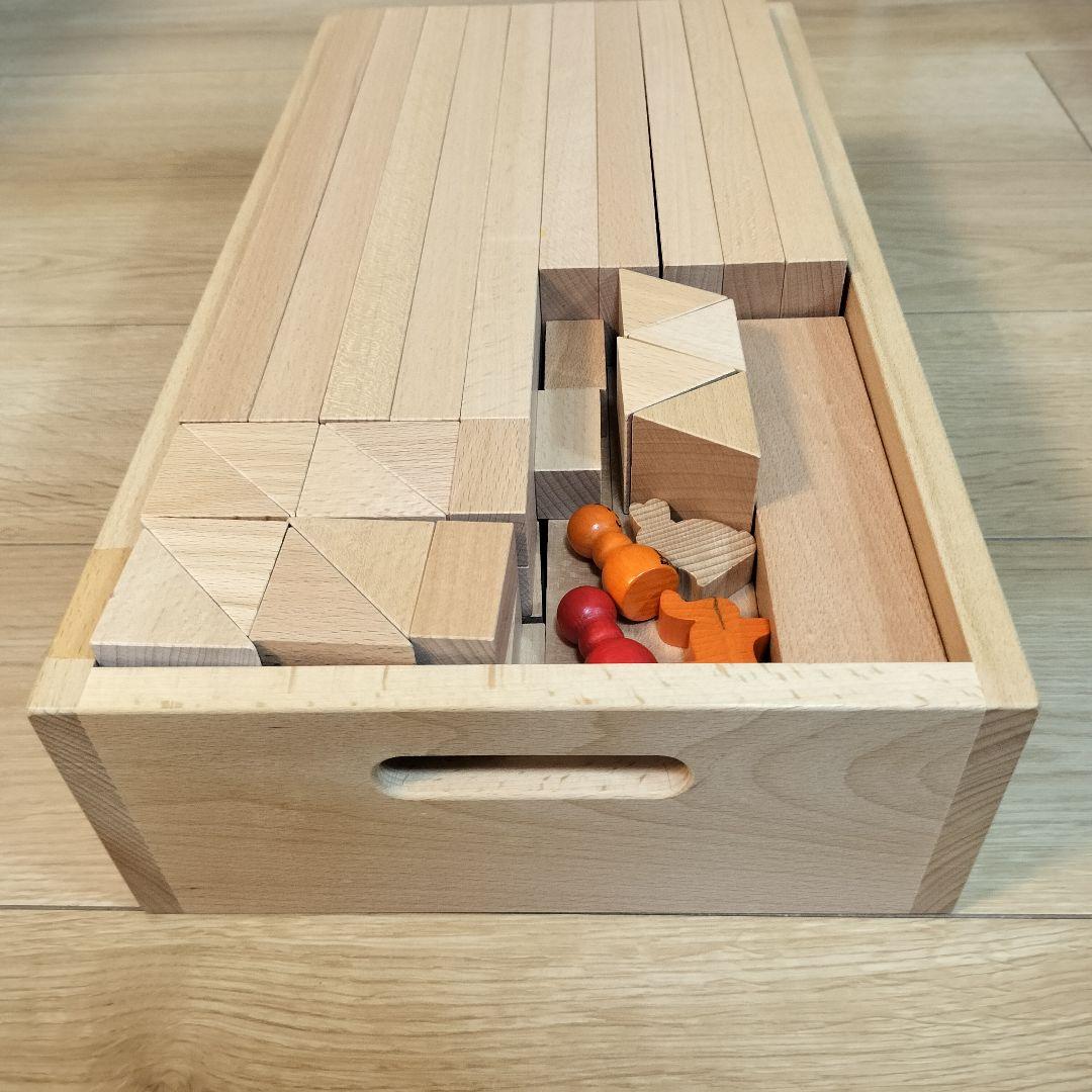 小さな大工さん 積み木セット 収納ボックス付き - メルカリ