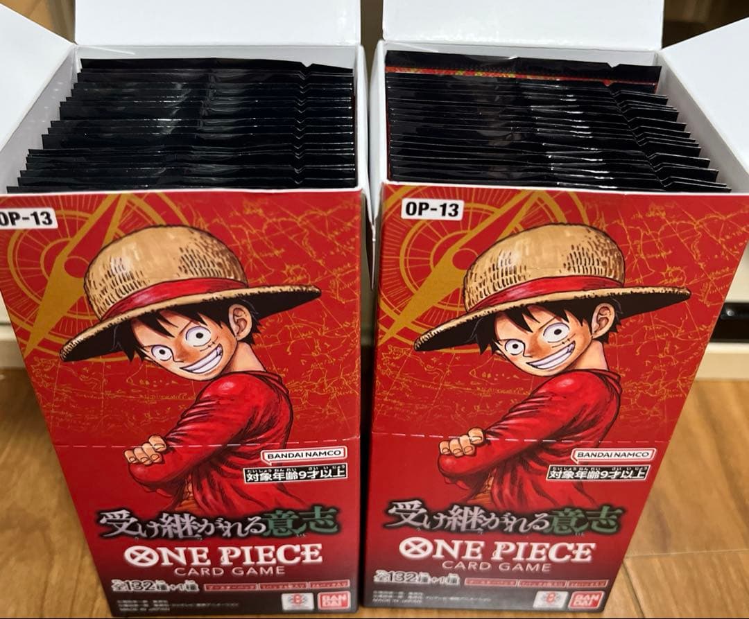 受け継がれる意志　未開封　サーチ済みパック　40P ワンピースカードゲーム ワンピース】ONE PIECEカードゲーム ブースターパック 受け継がれる