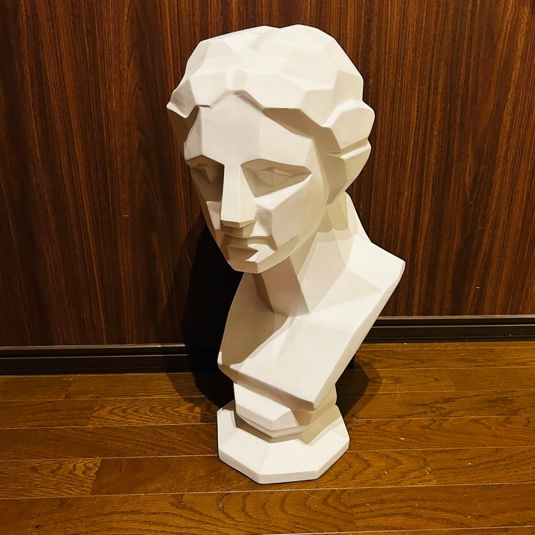 極美品】 石膏像 ミロのヴィーナス 面取り 胸像 オブジェ 美術品