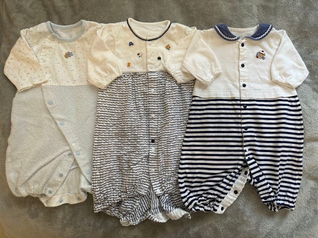 ＊美品＊ファミリア familiar ロンパース 3点セット